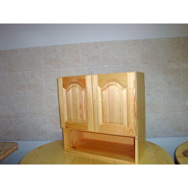 Кухненски шкаф с две плътни  врати и ниша,